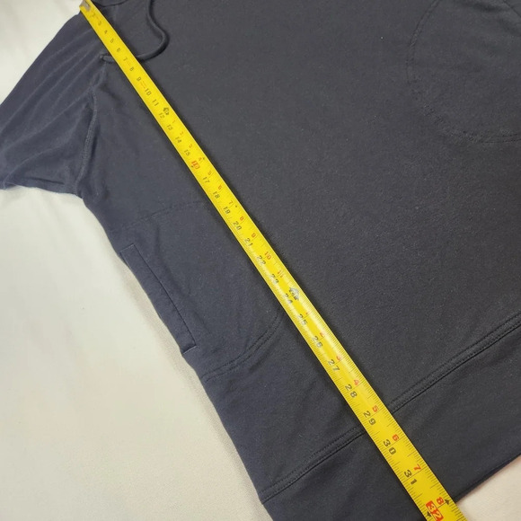 Prana Carys Hooded Short Sleeve Black Dress - Picture 4 of 8